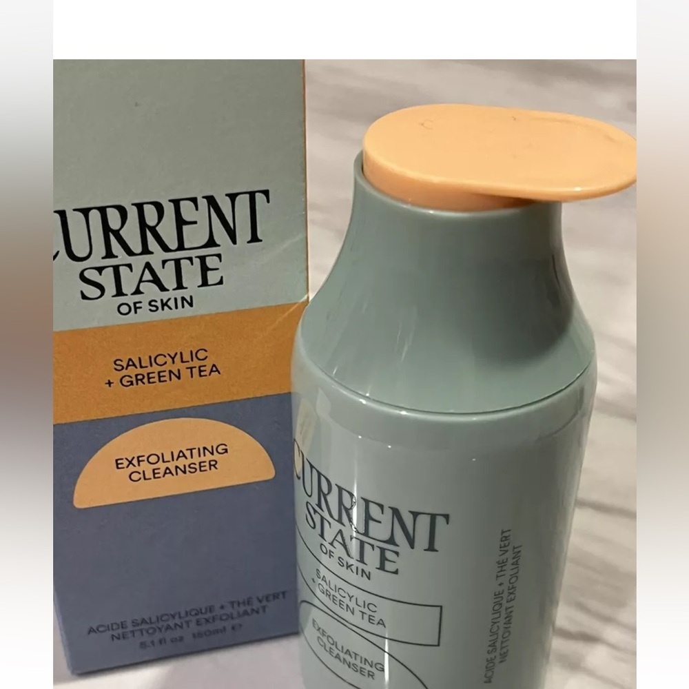 Current State of Skin Salicylic Green Tea Exfoliating Face Cleanser.